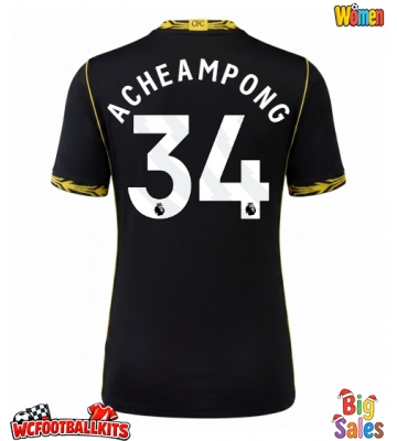 Chelsea Josh Acheampong #34 Replica Away Stadium Shirt for Women 2026-27 Short Sleeve